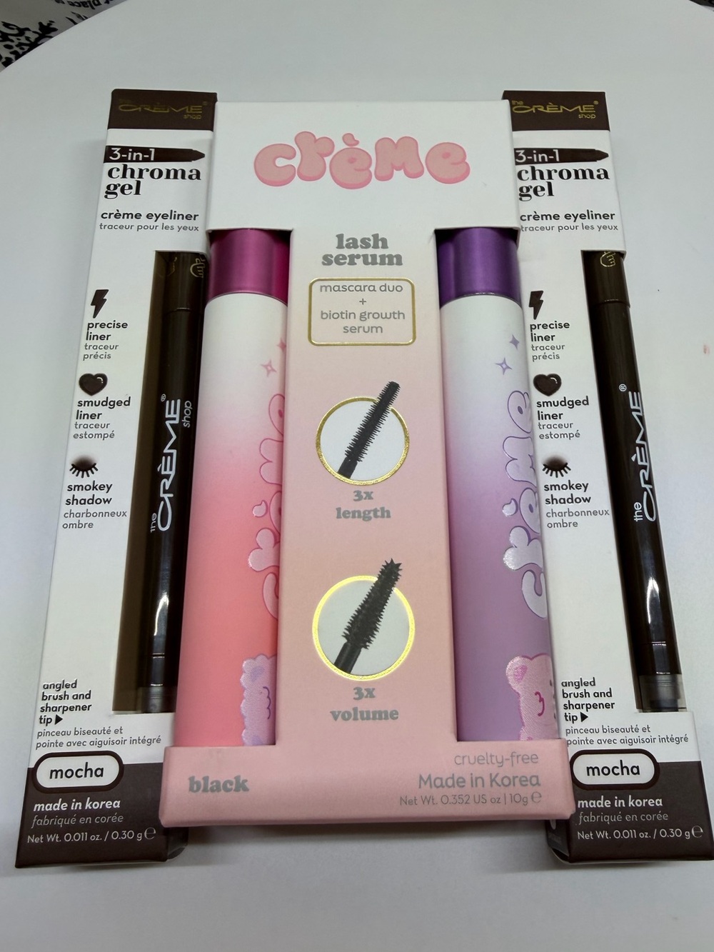 New Crème Lash Serum + Chroma Gel Eyeliner Set